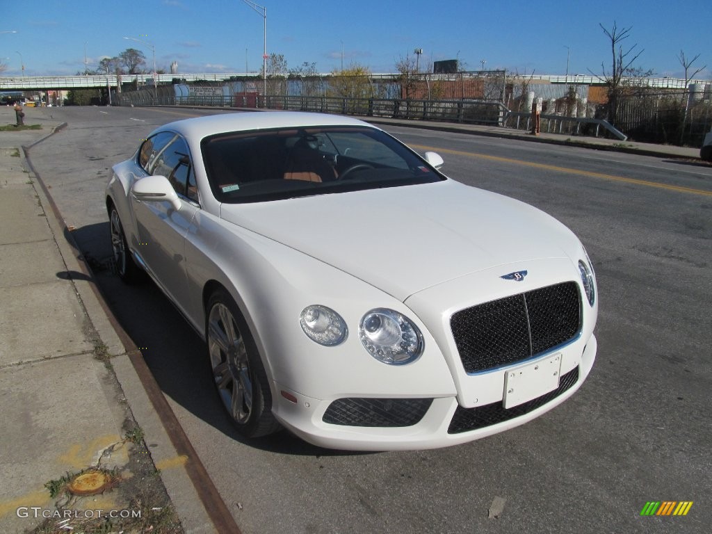2013 Continental GT V8  - Glacier White / Newmarket Tan photo #1