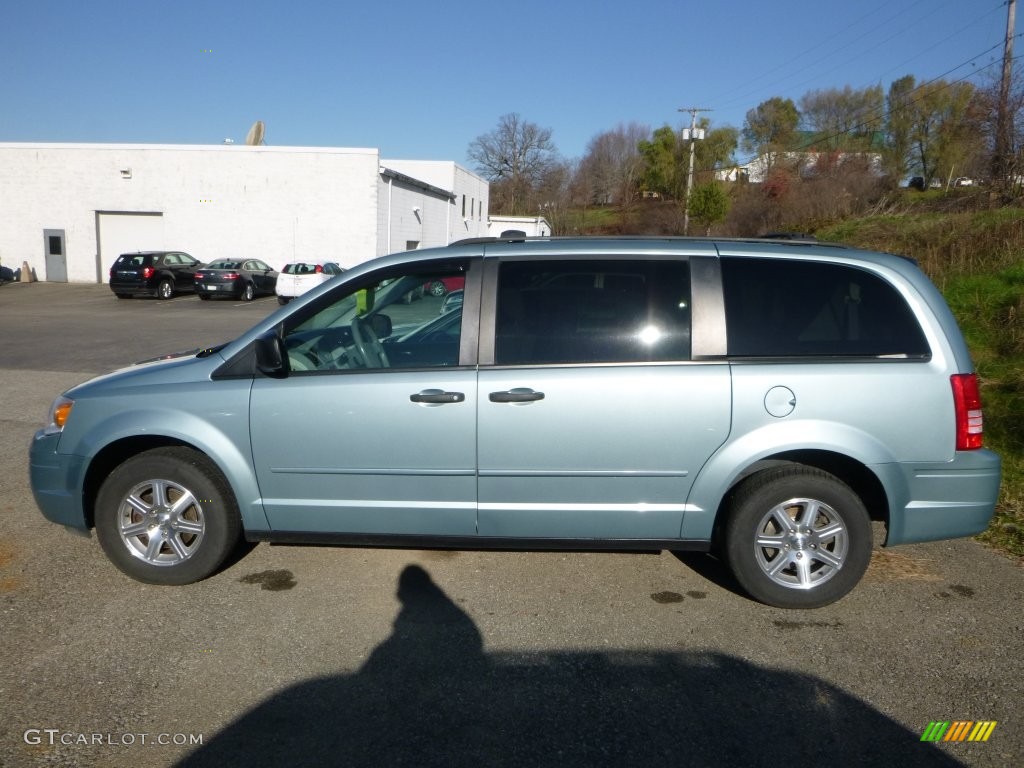 2009 Town & Country LX - Clearwater Blue Pearl / Medium Slate Gray/Light Shale photo #4