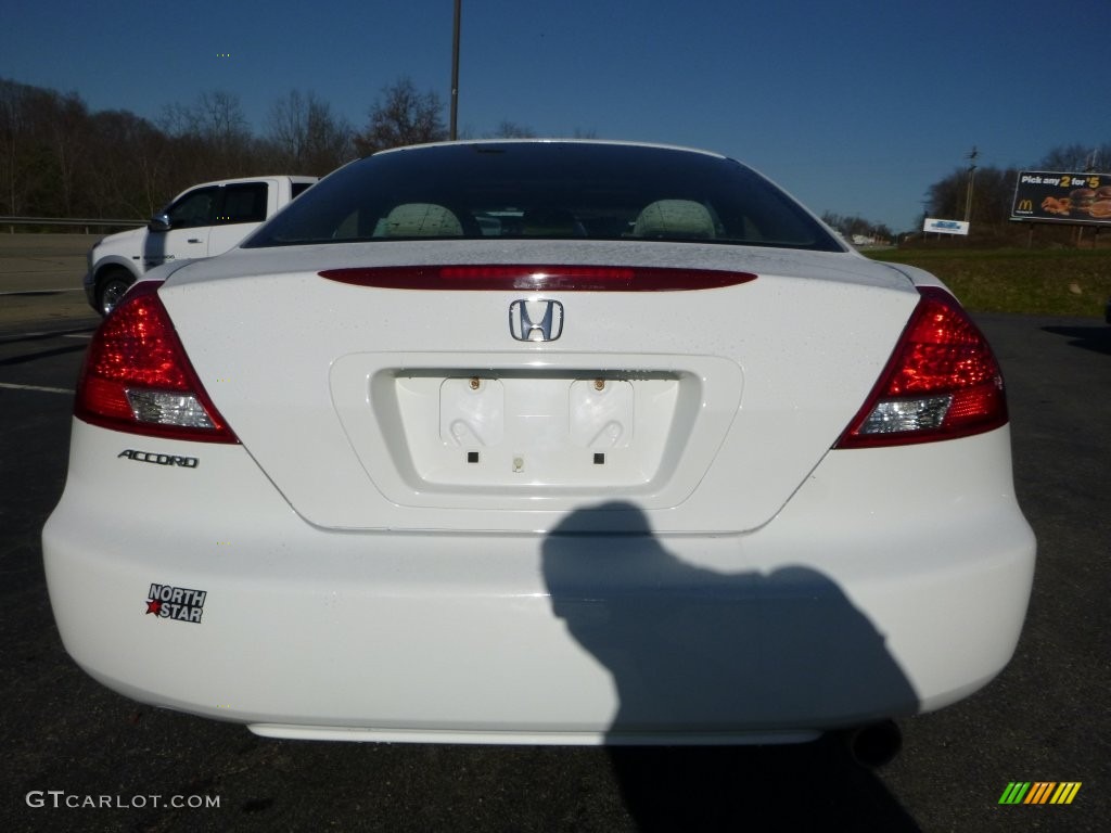 2007 Accord EX Coupe - Taffeta White / Ivory photo #5
