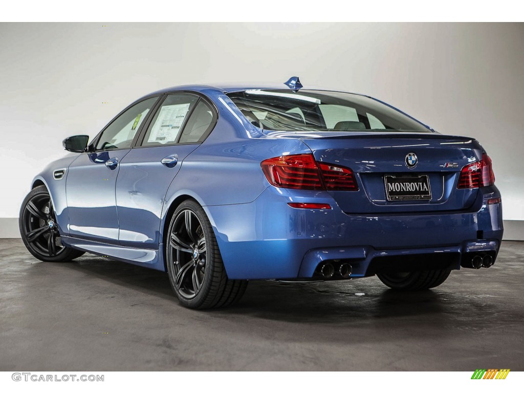 2016 M5 Sedan - Monte Carlo Blue Metallic / Silverstone photo #3