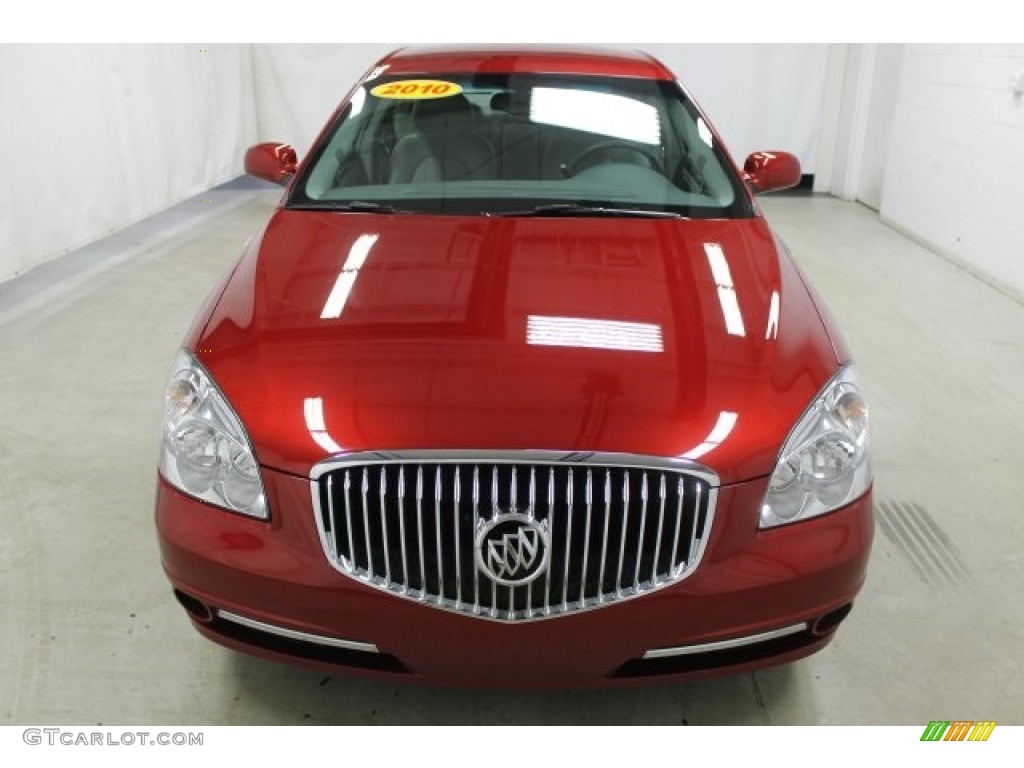 2010 Lucerne CXL - Crystal Red Tintcoat / Cocoa/Cashmere photo #2