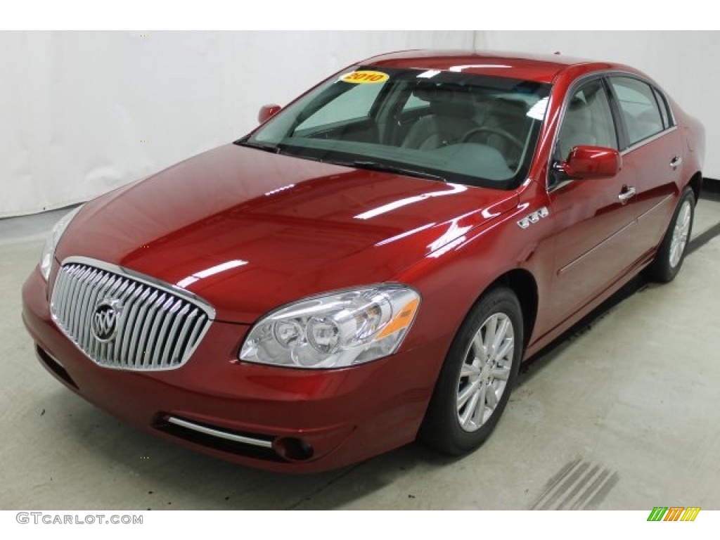 2010 Lucerne CXL - Crystal Red Tintcoat / Cocoa/Cashmere photo #3