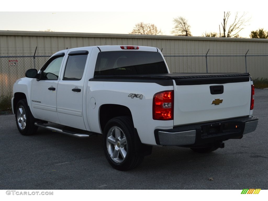 2009 Silverado 1500 LT Crew Cab 4x4 - Summit White / Ebony photo #3