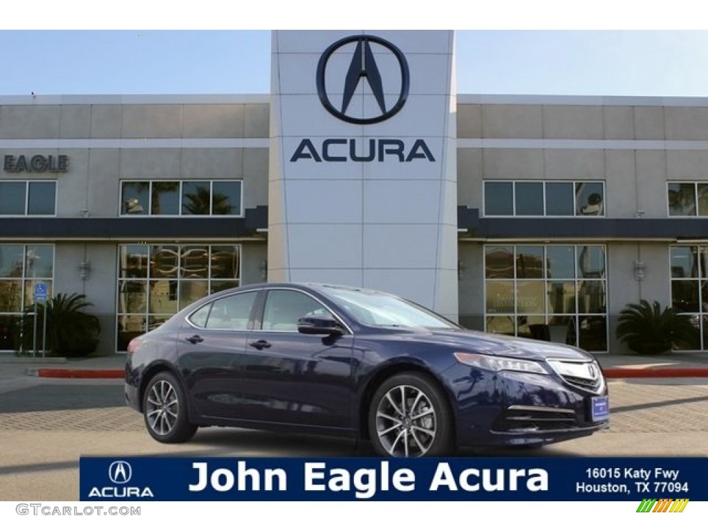 2016 TLX 3.5 - Fathom Blue Pearl / Graystone photo #1