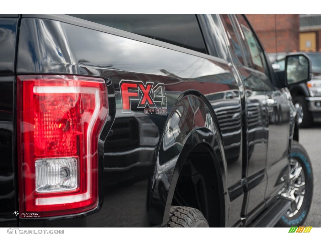 2016 F150 XLT SuperCab 4x4 - Shadow Black / Medium Earth Gray photo #5