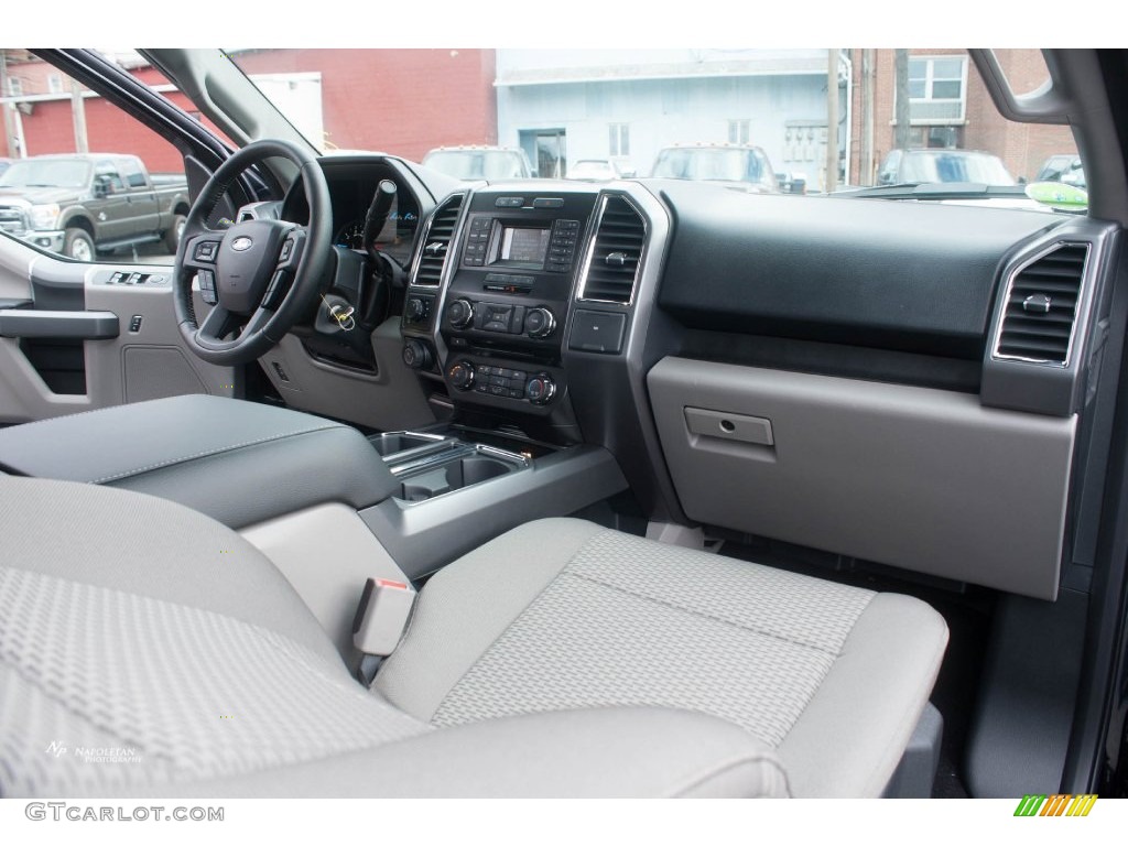 2016 F150 XLT SuperCab 4x4 - Shadow Black / Medium Earth Gray photo #10