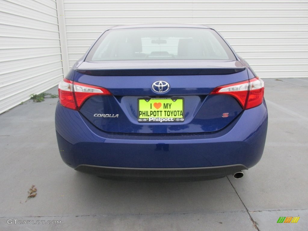 2016 Corolla S Plus - Blue Crush Metallic / Steel Blue photo #5