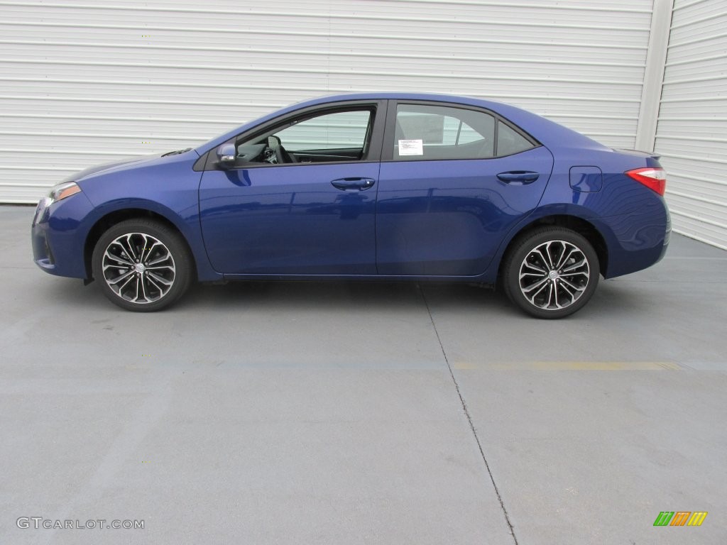 2016 Corolla S Plus - Blue Crush Metallic / Steel Blue photo #6