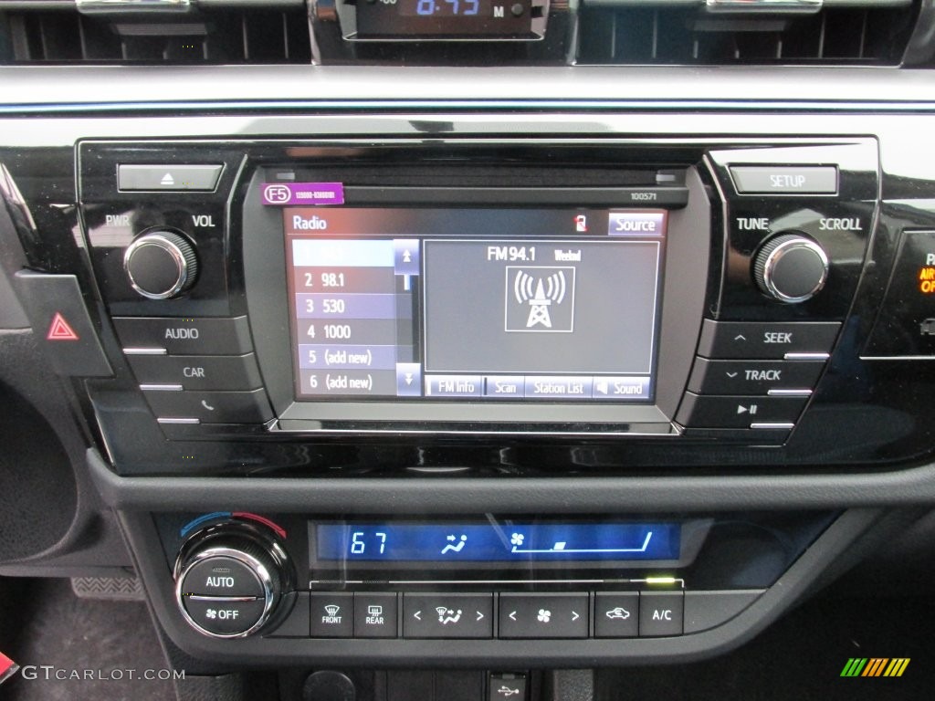 2016 Corolla S Plus - Blue Crush Metallic / Steel Blue photo #27