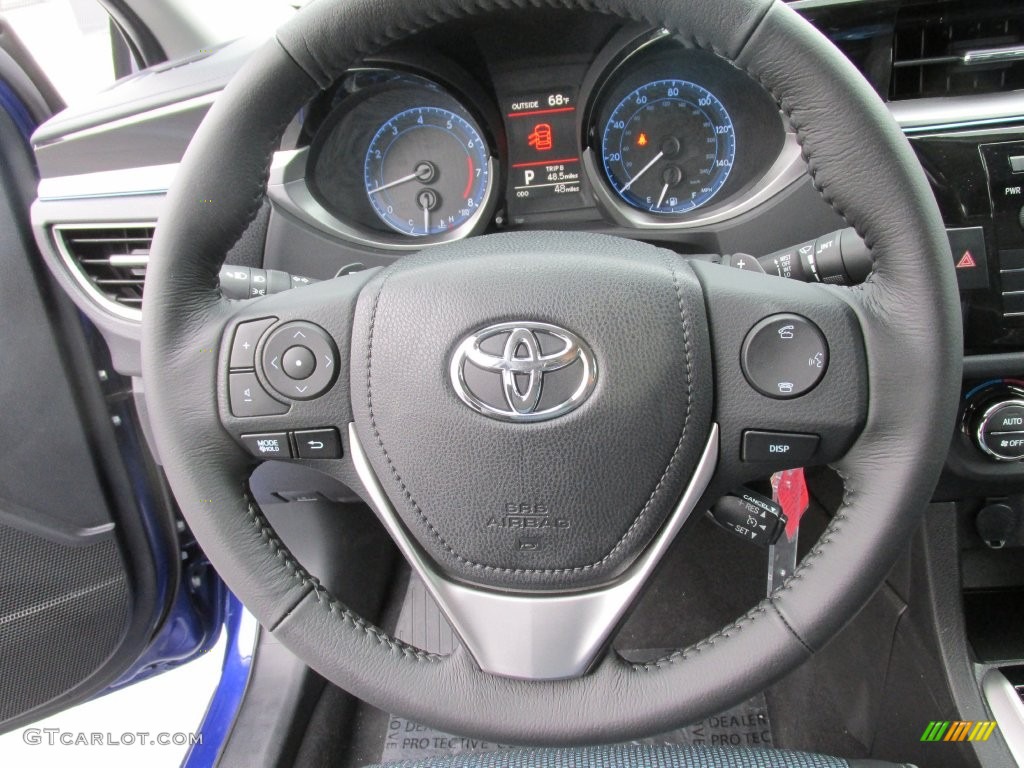 2016 Corolla S Plus - Blue Crush Metallic / Steel Blue photo #30