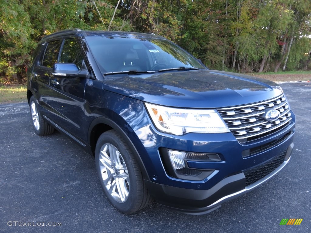 2016 Explorer Limited - Blue Jeans Metallic / Ebony Black photo #1