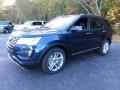 2016 Blue Jeans Metallic Ford Explorer Limited  photo #12