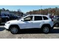 2016 Bright White Jeep Cherokee Limited 4x4  photo #3