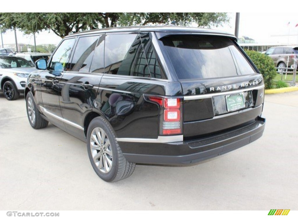 2016 Range Rover  - Santorini Black Metallic / Espresso/Almond photo #9