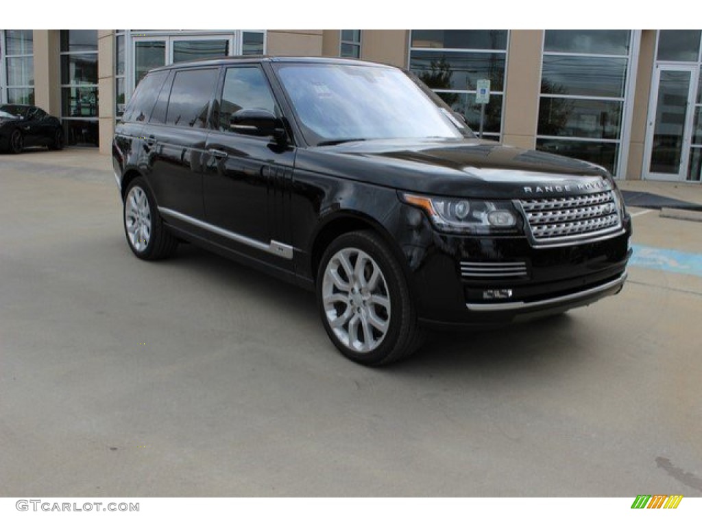 2016 Range Rover Autobiography LWB - Santorini Black Metallic / Ebony/Tan photo #1