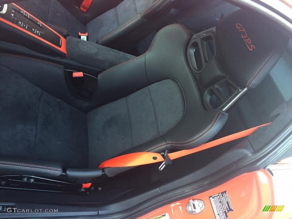 Black/Lava Orange Interior 2016 Porsche 911 GT3 RS Photo #108756757