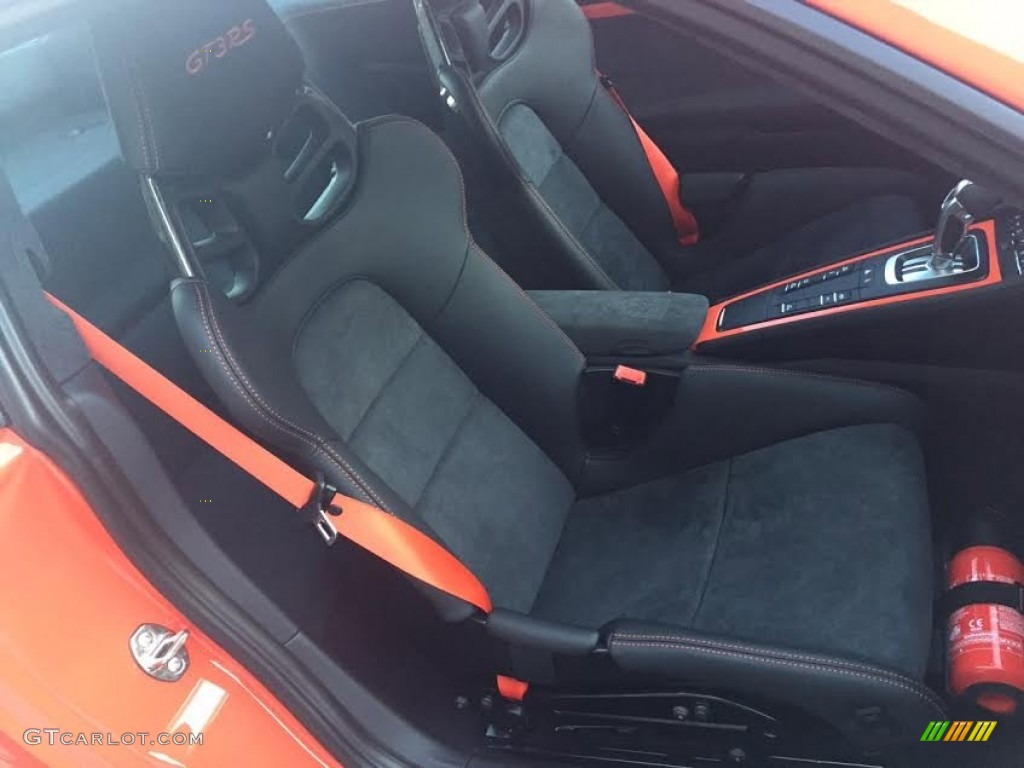 Black/Lava Orange Interior 2016 Porsche 911 GT3 RS Photo #108756835