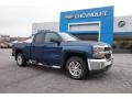 2016 Deep Ocean Blue Metallic Chevrolet Silverado 1500 LT Double Cab 4x4  photo #1