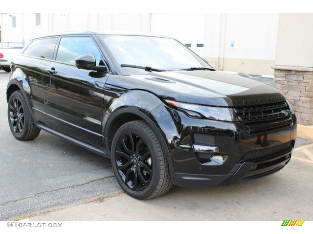 Santorini Black Metallic 2015 Land Rover Range Rover Evoque Dynamic Coupe Exterior Photo #108758668
