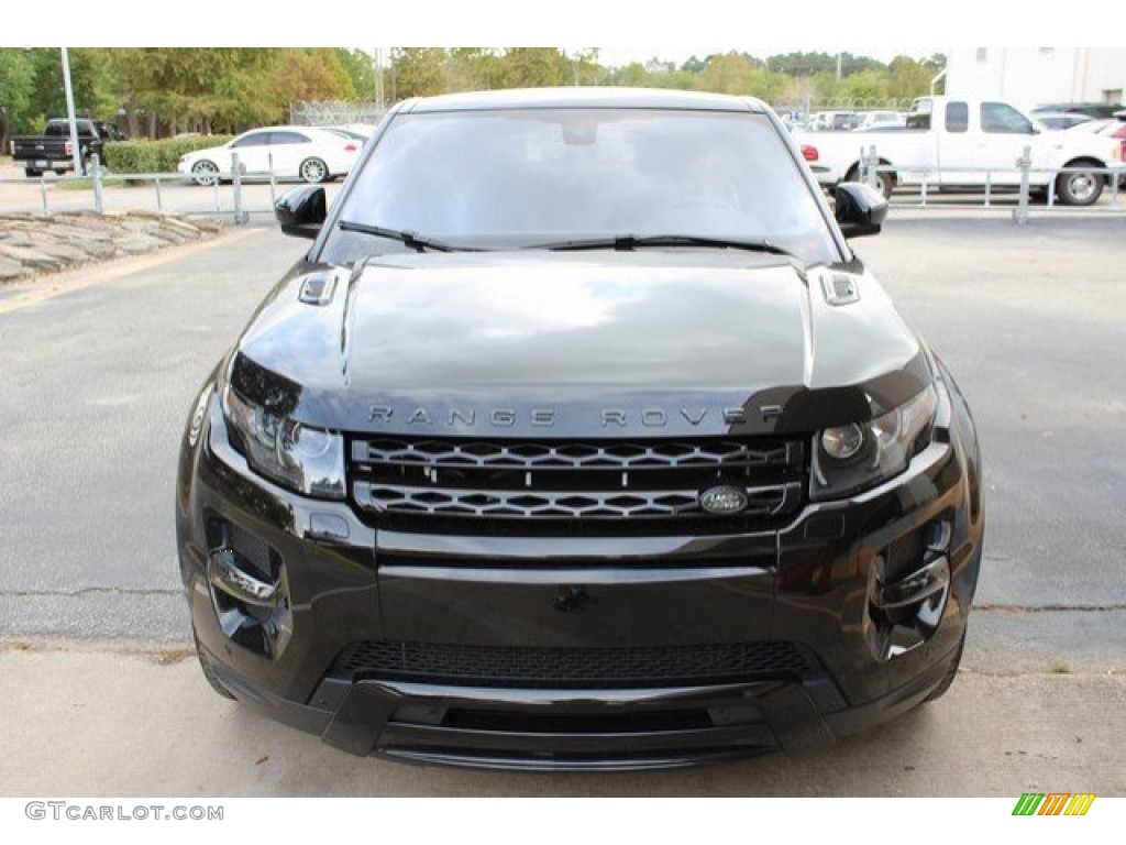 2015 Range Rover Evoque Dynamic Coupe - Santorini Black Metallic / Ebony photo #3