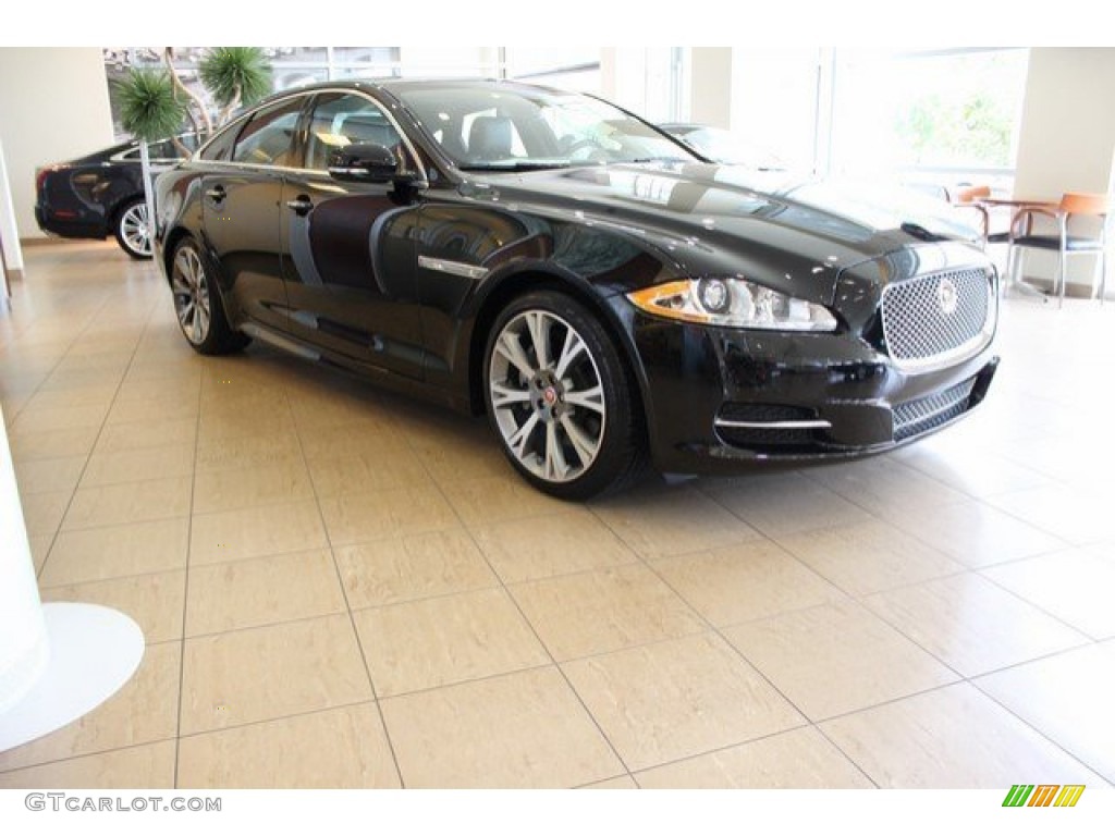 Ultimate Black Metallic Jaguar XJ