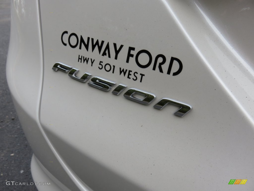 2016 Fusion SE - White Platinum Tri-Coat Metallic / Charcoal Black photo #5