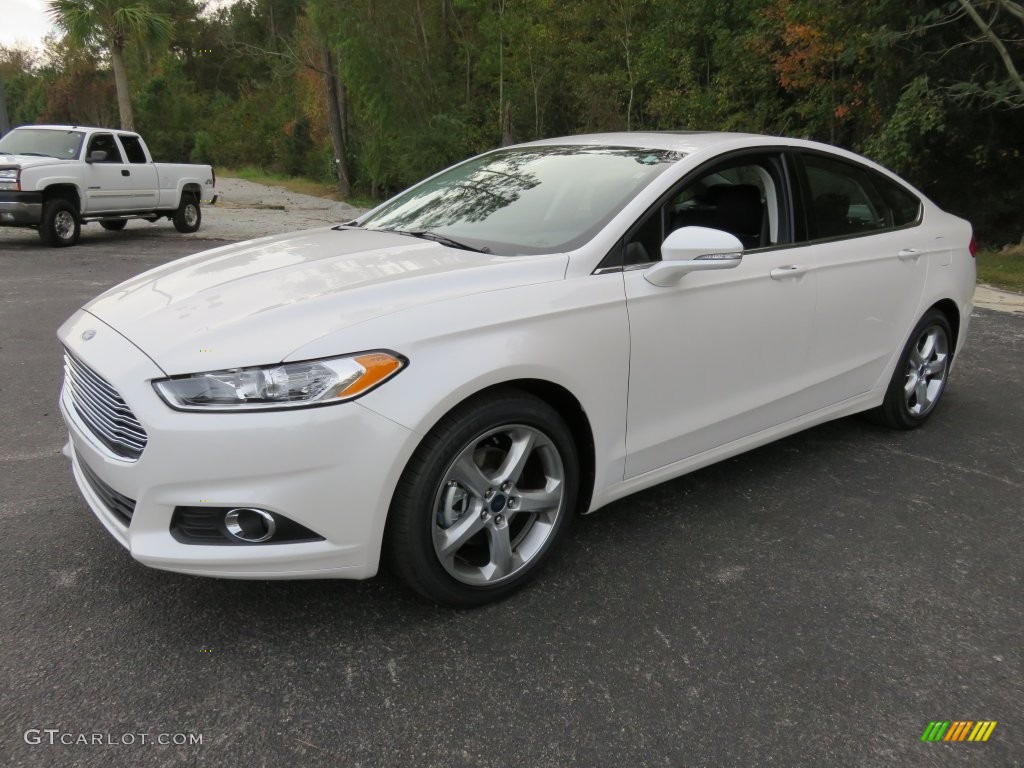 2016 Fusion SE - White Platinum Tri-Coat Metallic / Charcoal Black photo #10