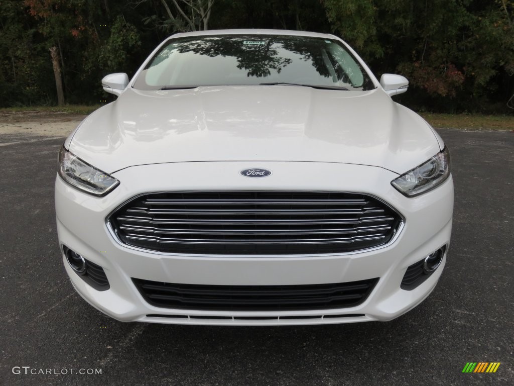 2016 Fusion SE - White Platinum Tri-Coat Metallic / Charcoal Black photo #11