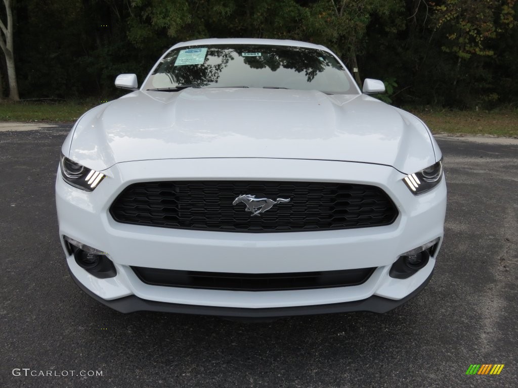 2016 Mustang V6 Coupe - Oxford White / Ebony photo #9