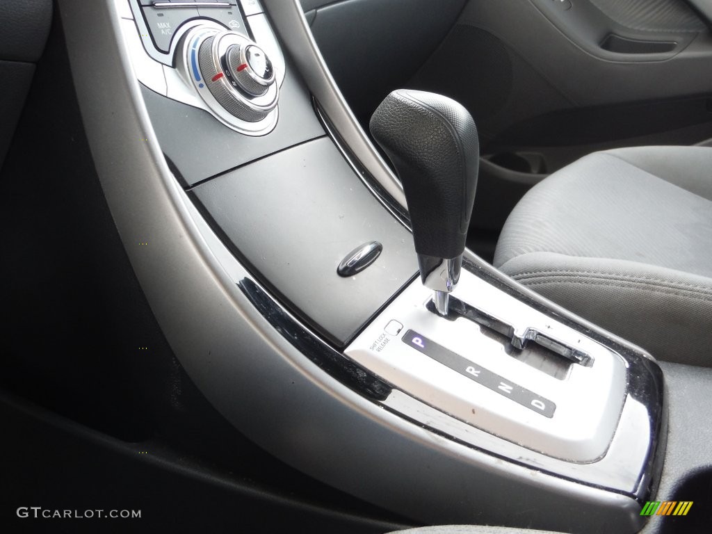 2011 Elantra GLS - Shimmering Silver Metallic / Gray photo #16