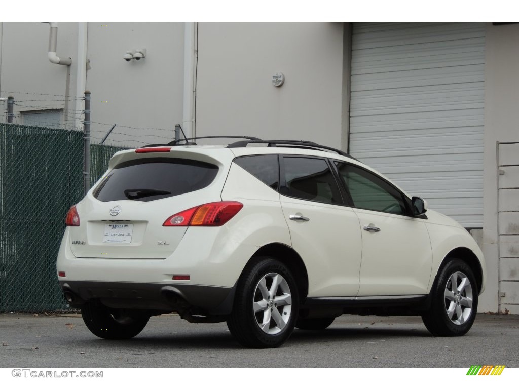 2009 Murano SL - Glacier Pearl / Beige photo #8