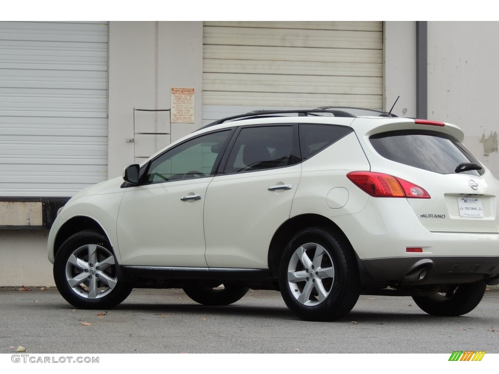 2009 Murano SL - Glacier Pearl / Beige photo #11