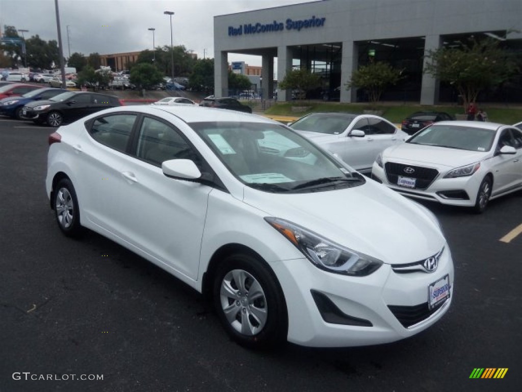 2016 Elantra SE - White / Beige photo #1