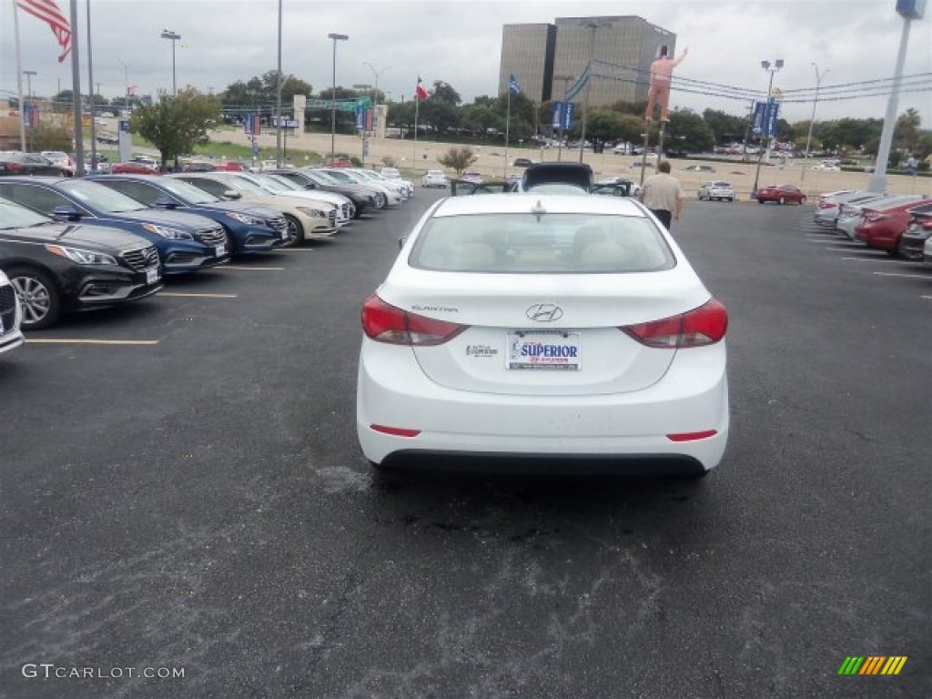 2016 Elantra SE - White / Beige photo #9