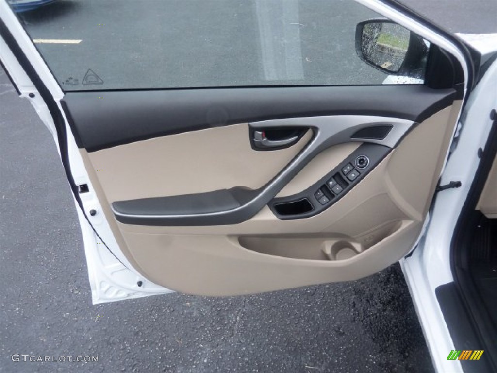 2016 Elantra SE - White / Beige photo #20