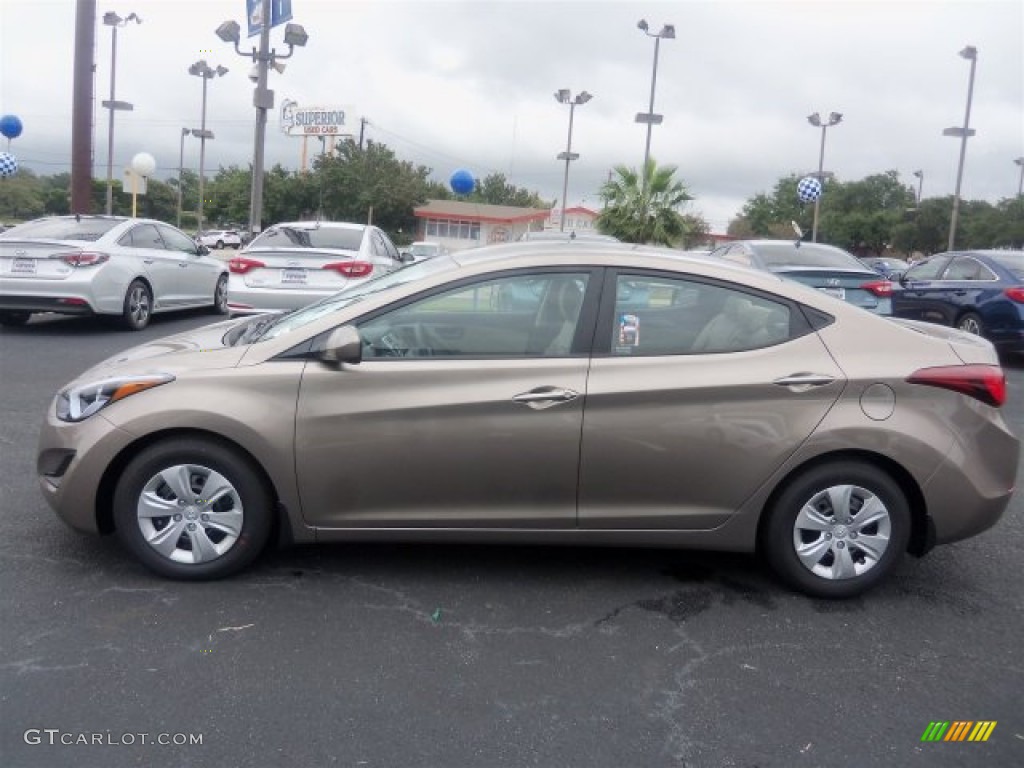 2016 Elantra SE - Desert Bronze / Beige photo #7