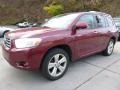 Salsa Red Pearl 2008 Toyota Highlander Limited 4WD Exterior