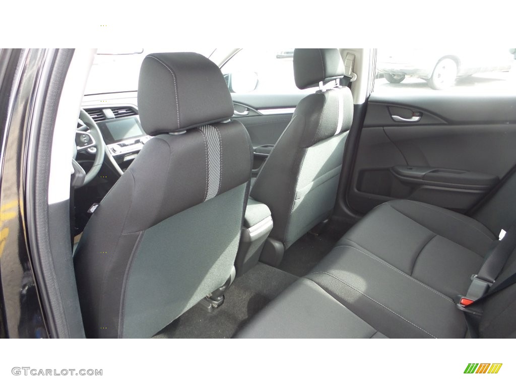 Black Interior 2016 Honda Civic EX Sedan Photo #108768685