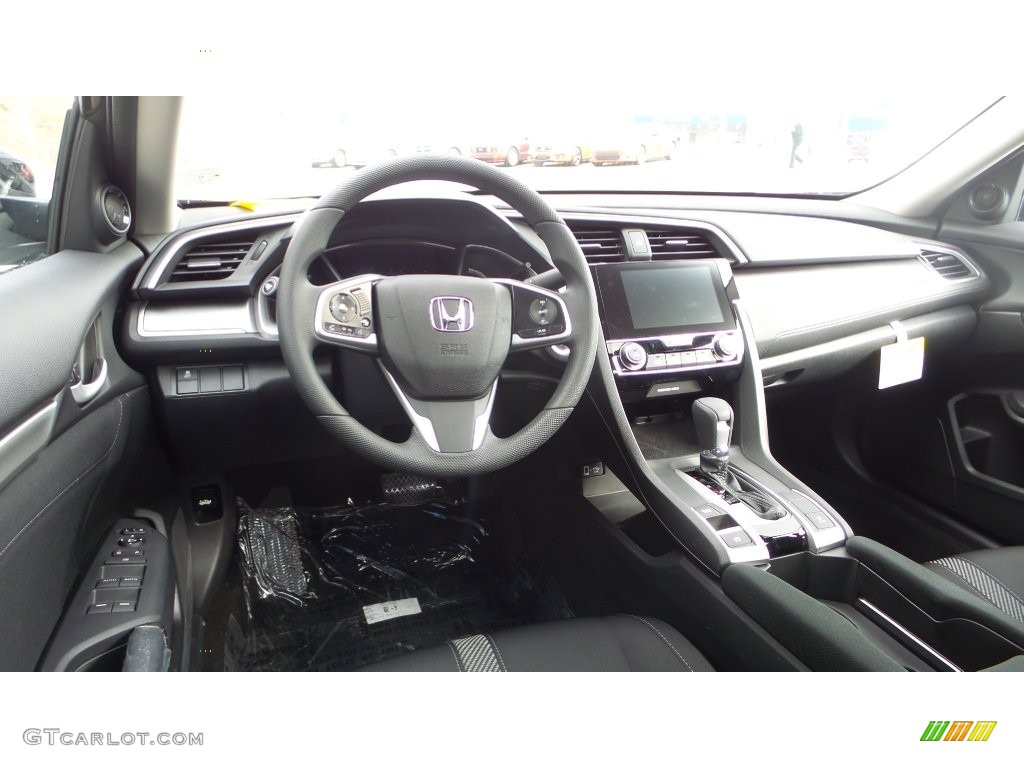 2016 Honda Civic EX Sedan Black Dashboard Photo #108768718