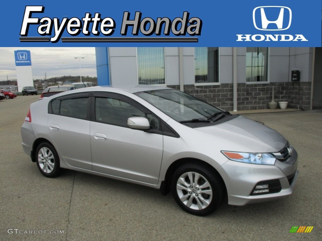 2012 Frosted Silver Metallic Honda Insight Ex Hybrid