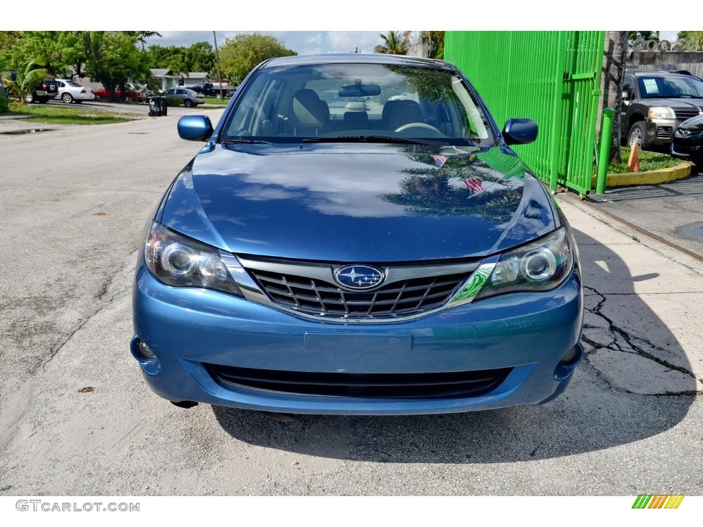2008 Impreza 2.5i Sedan - Newport Blue Pearl / Ivory photo #25