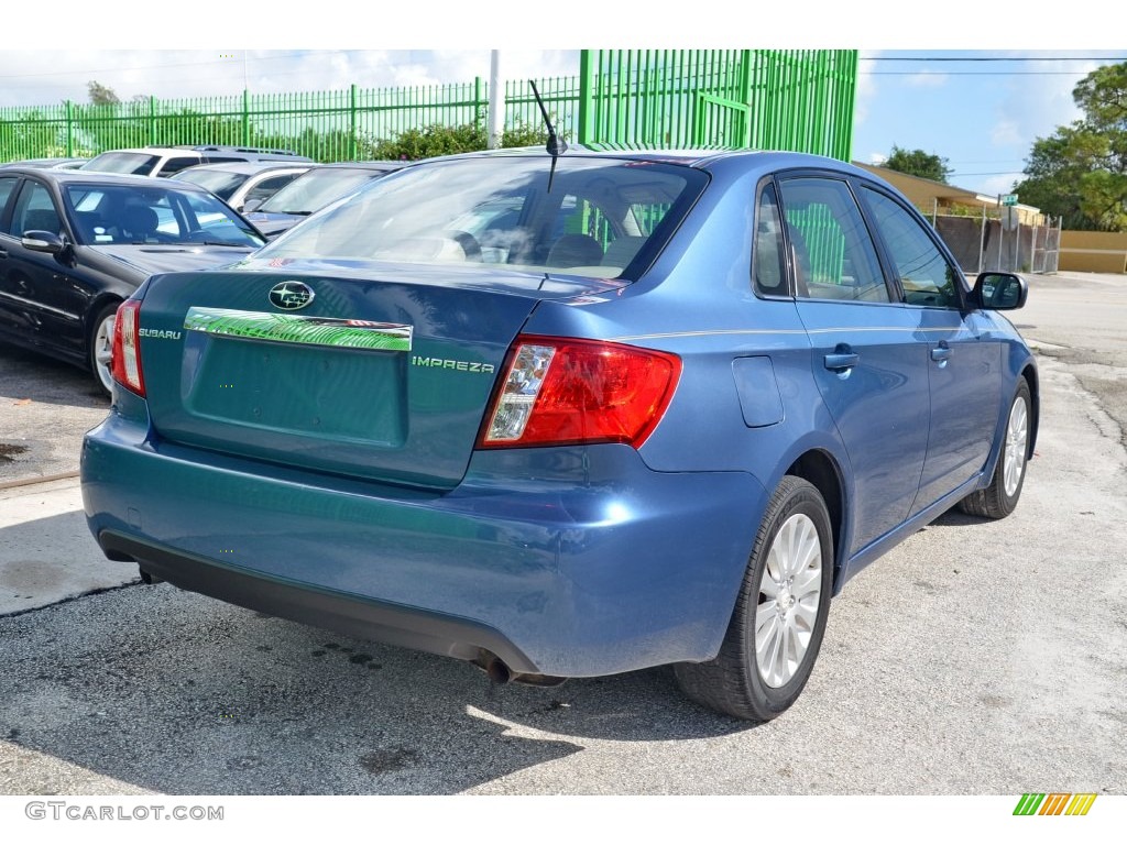 2008 Impreza 2.5i Sedan - Newport Blue Pearl / Ivory photo #33