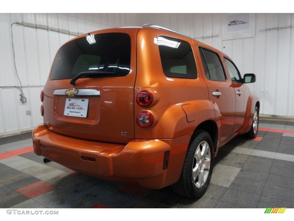 2007 HHR LT - Sunburst Orange II Metallic / Ebony Black photo #8