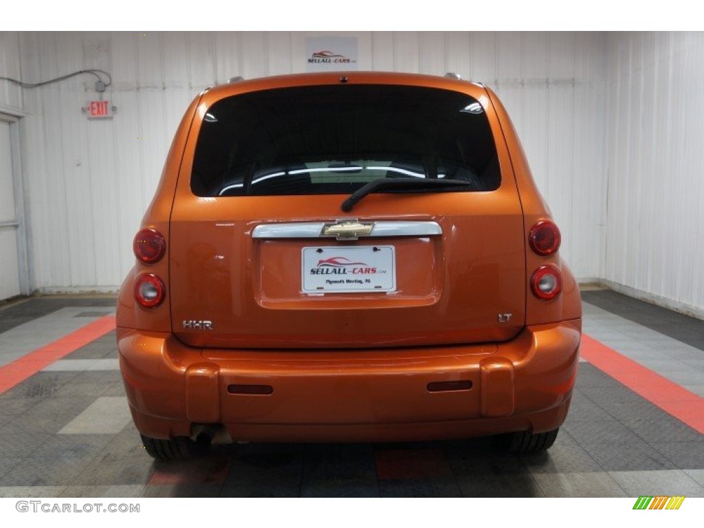 2007 HHR LT - Sunburst Orange II Metallic / Ebony Black photo #9