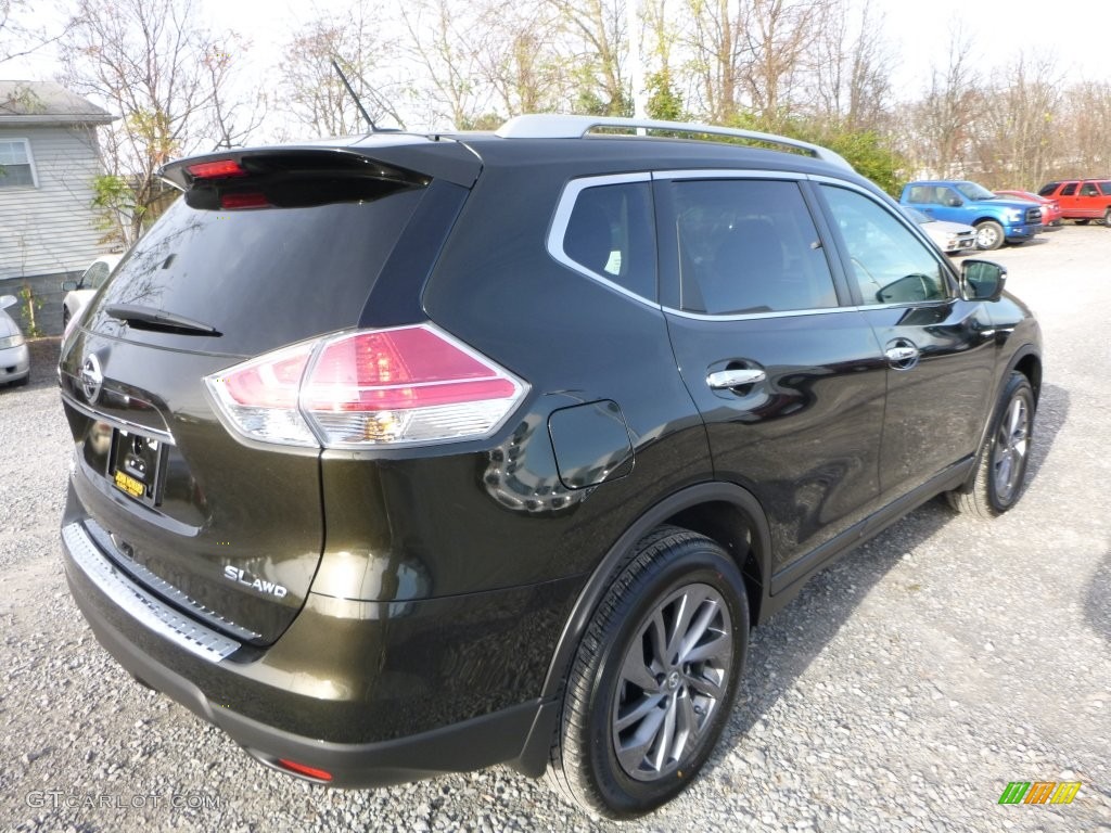 Midnight Jade 2016 Nissan Rogue SL AWD Exterior Photo #108775423