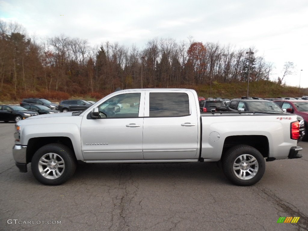 2016 Silverado 1500 LT Crew Cab 4x4 - Silver Ice Metallic / Jet Black photo #9