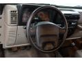 2003 Jeep Wrangler Khaki Interior Steering Wheel Photo