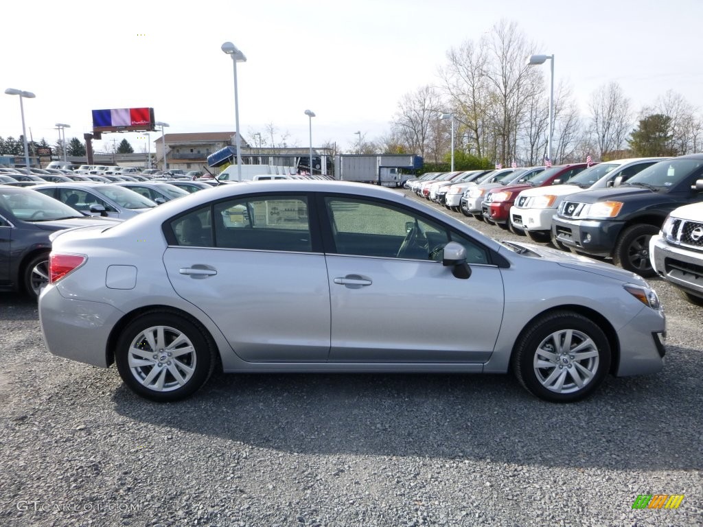 2016 Impreza 2.0i Premium 4-door - Ice Silver Metallic / Black photo #6