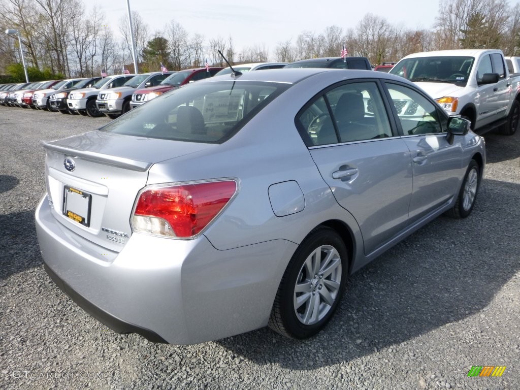 2016 Impreza 2.0i Premium 4-door - Ice Silver Metallic / Black photo #7