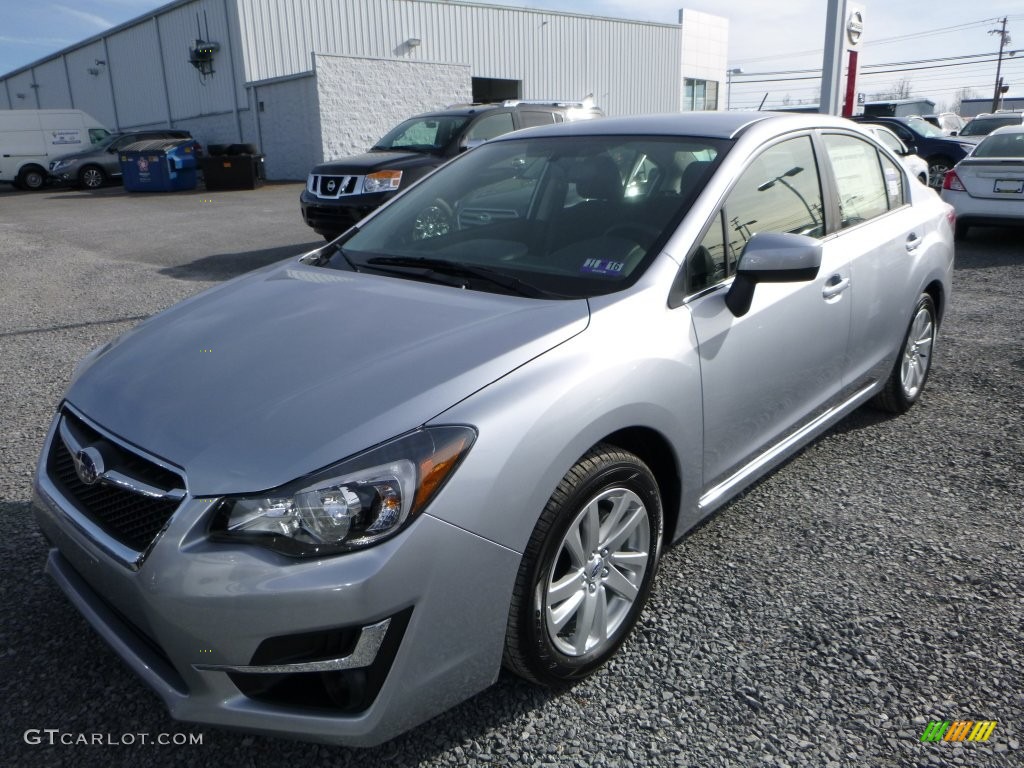 2016 Impreza 2.0i Premium 4-door - Ice Silver Metallic / Black photo #11